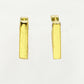 NVR Men's Gold-Polished Geometric Shape Stainless Steel Hoop Earrings - Swadesiicart