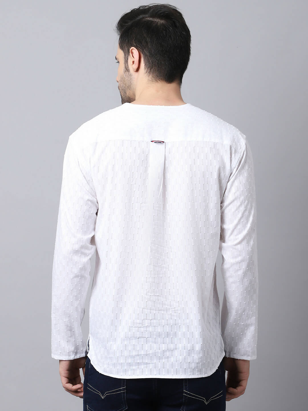 Even Apparels White Pure Cotton Embroided Men's Kurta (STR078) | Swadesiicart