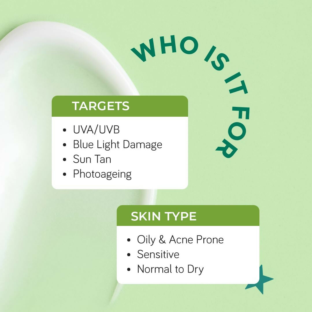 Moody AcneXpert Ultra Matte Dry Touch Sunscreen Gel with Niacinamide & Green Tea - Swadesiicart