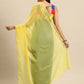 Ahalyaa Women's Traditional Semi Stitch Saree - Blue | Swadesiicart