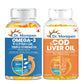 Dr. Morepen COD Liver Oil Softgels and Omega 3 Deep Sea Fish Oil Softgels Combo - Dr Morepen