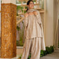Aayaa Designer Cotton Silk Farshi Salwar Set - Off White