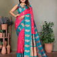 Joban Fashion Banarasi Pink ButtiSoft Silk Saree | Swadesiicart