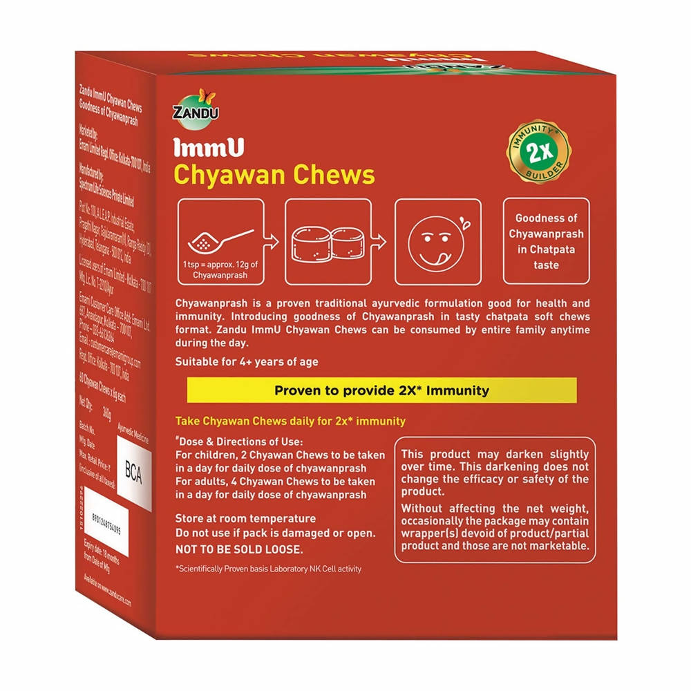Zandu ImmU Chyawan Chews | Swadesiicart