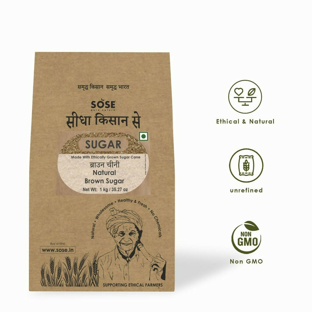 Gir Sidha Kisan Se Natural Brown Sugar | Swadesiicart