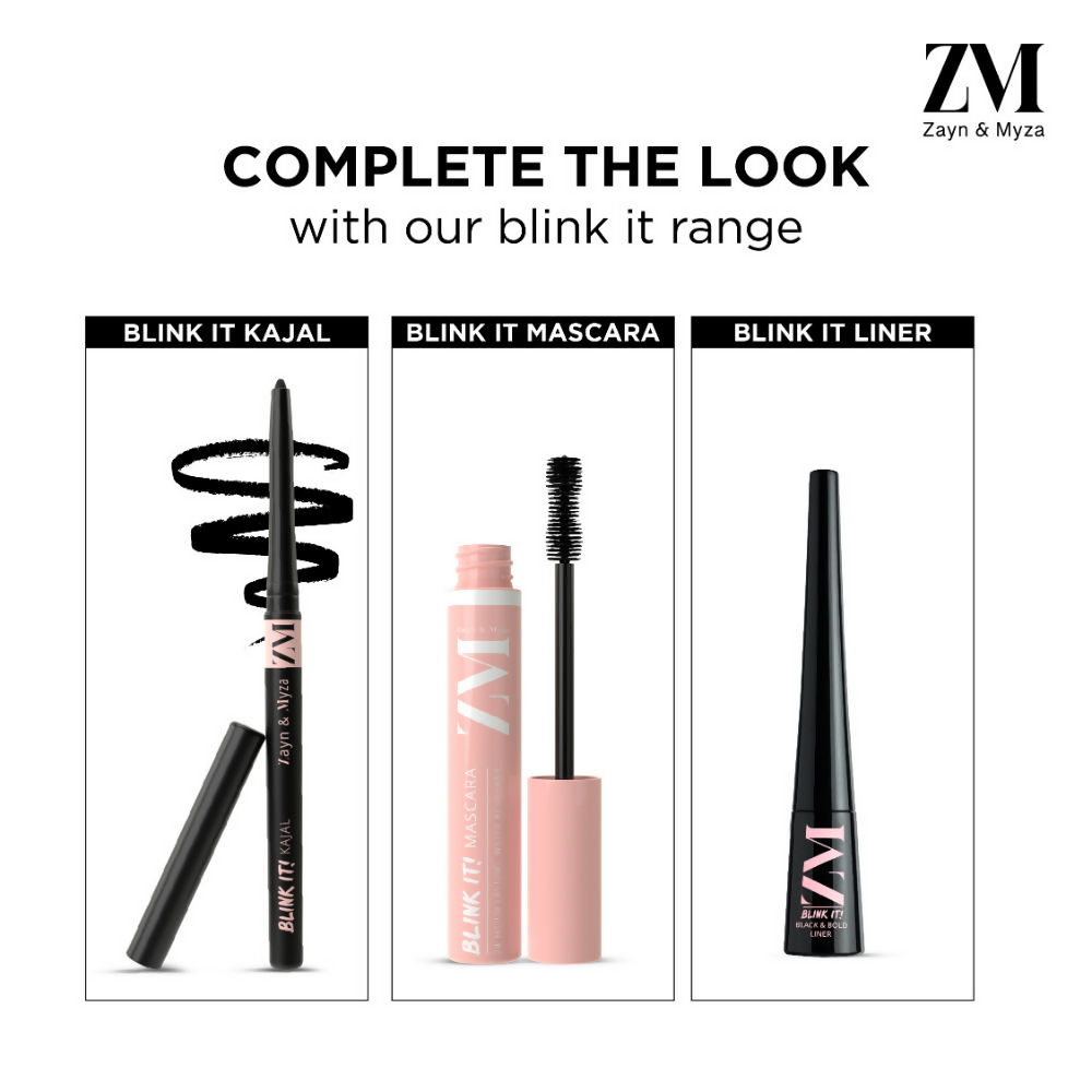 Zayn & Myza Blink It Black & Bold Liquid Eyeliner - Swadesiicart