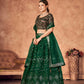 Wedding Designer Green Organzalehengha Choli - Anbazaar | Swadesiicart