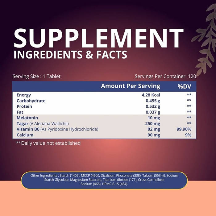 Himalayan Organics Soothing Sleep Formula: 120 Vegetarian Tablets