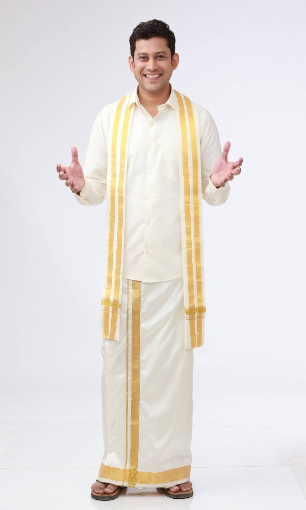 Rajavivaha Silk Dhoti | Swadesiicart
