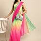 Ahalyaa Women's Traditional Semi Stitch Saree - Pink | Swadesiicart