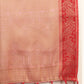 Lorenvalley Fashion Peach Cotton Woven Design with Zari Weaving Design Saree - Swadesiicart