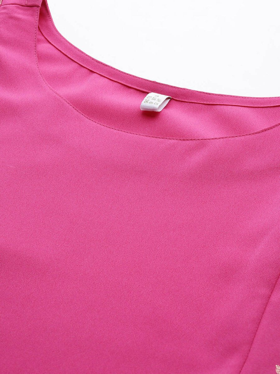 Ahalyaa Women's Traditional wear Dress - Pink | Swadesiicart