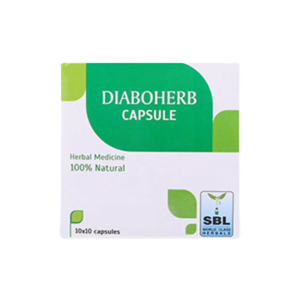SBL Homeopathy Diaboherb Capsules | Swadesiicart