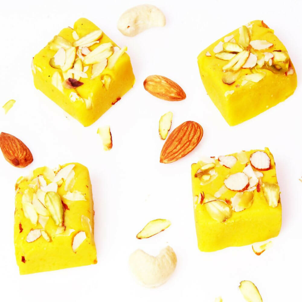 Ghasitaram Kesar Mawa Barfi | Swadesiicart