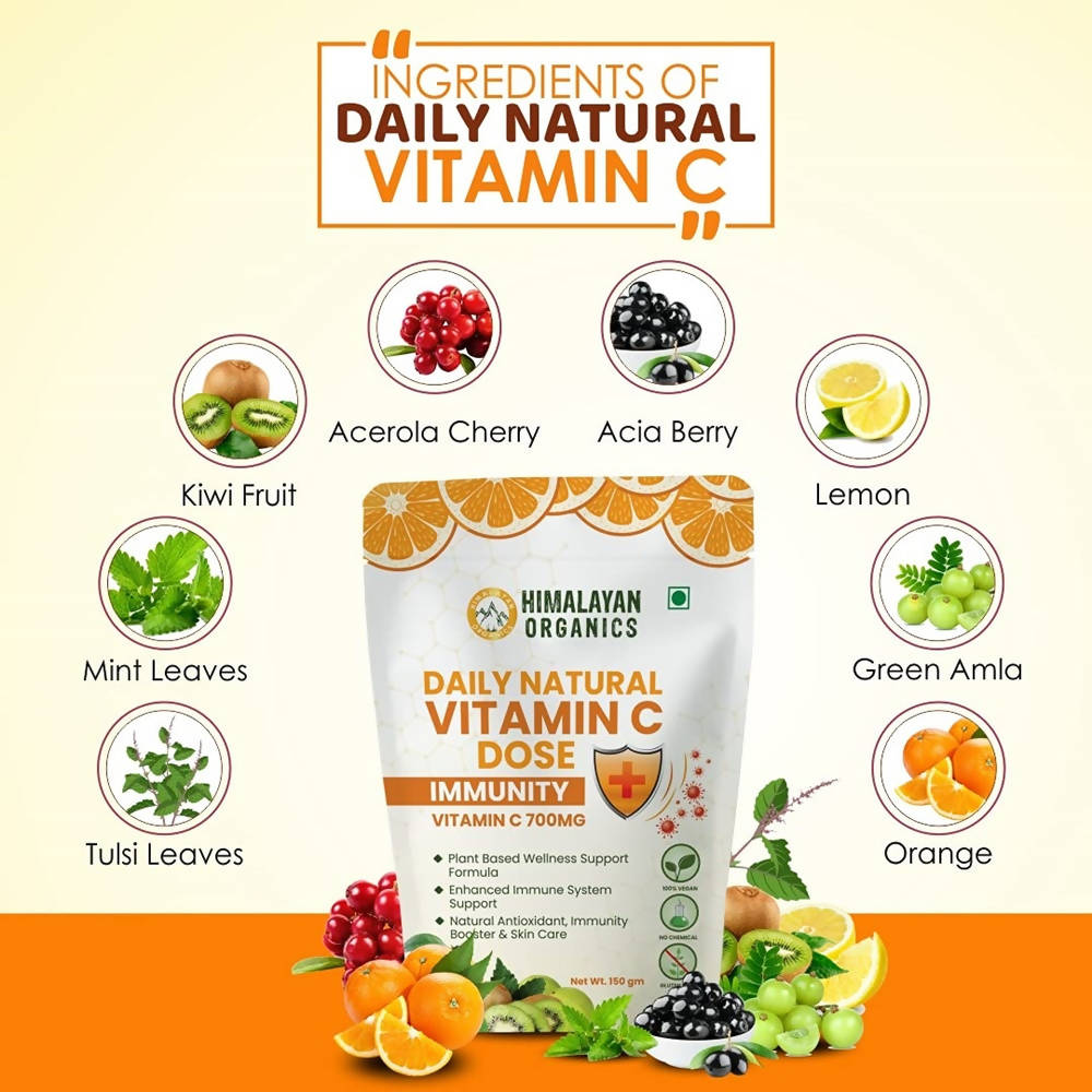 Himalayan Organics Daily Natural Vitamin C Dose Immunity + | Swadesiicart