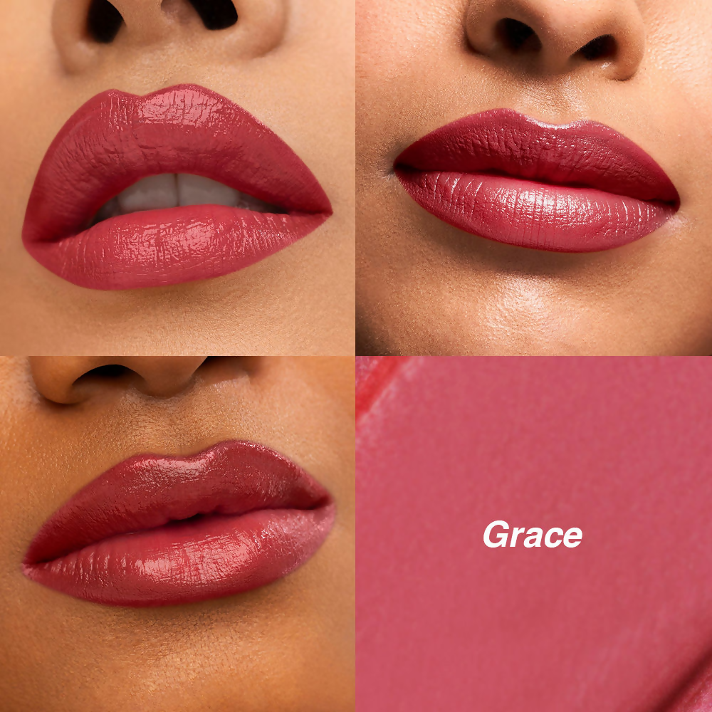 Kay Beauty Hydra Crème Hydrating Full Coverage Lipstick with Hyaluronic Acid- Grace | Swadesiicart