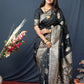 Jyoti Fashion Women's Black Paithani Silk Zari Woven Saree with Blouse | Swadesiicart
