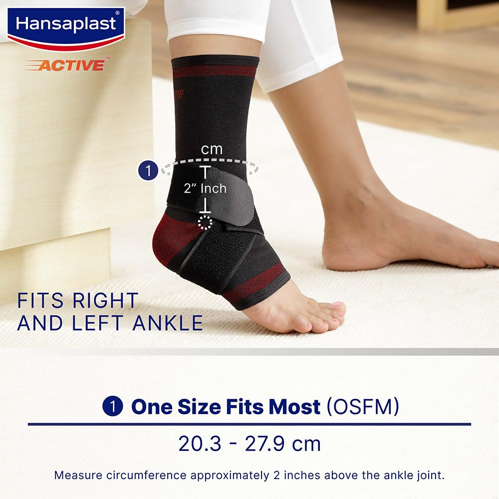 Hansaplast Active Ankle Binder Support for Men & Women | Swadesiicart