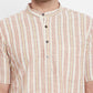 Even Apparels Yellow Pure Cotton Men's H/S Kurta With Band Collar | Swadesiicart