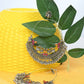 Mominos Fashion Johar Kamal Peacock Design Chandbali Earrings - Swadesiicart