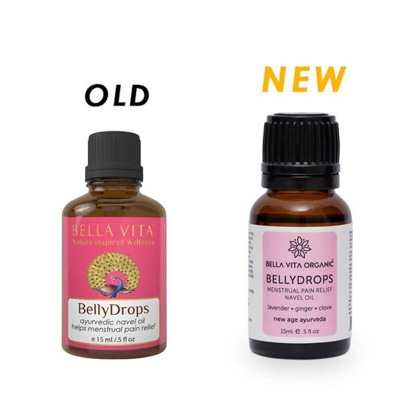 Bella Vita Organic Belly Drops Menstrual Pain Relief Navel Oil | Swadesiicart