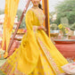 Jyoti Fashion Yellow Thread with Mirror Embroidery Georgette Lehenga Choli with Dupatta | Swadesiicart
