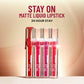 Swiss Beauty Stay On Matte Liquid Lipstick - 10 Earthy Brown | Swadesiicart