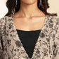 Janasya Black Crepe Solid Top,Bottom & Jacket | Swadesiicart
