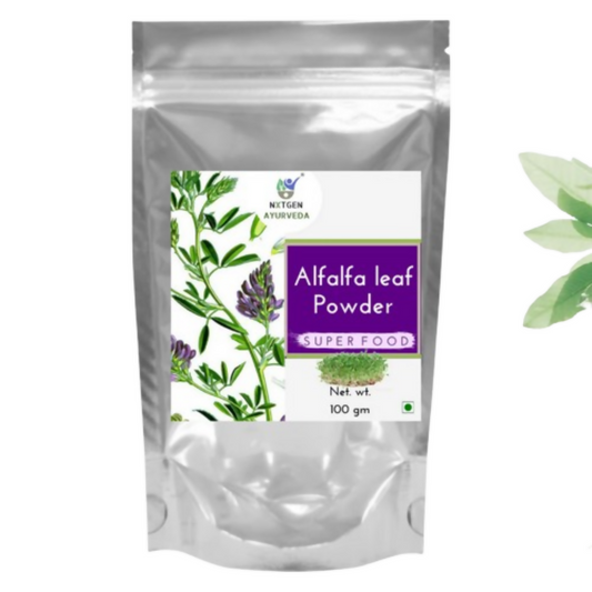 Nxtgen Ayurveda Alfalfa Leaf Powder | Swadesiicart