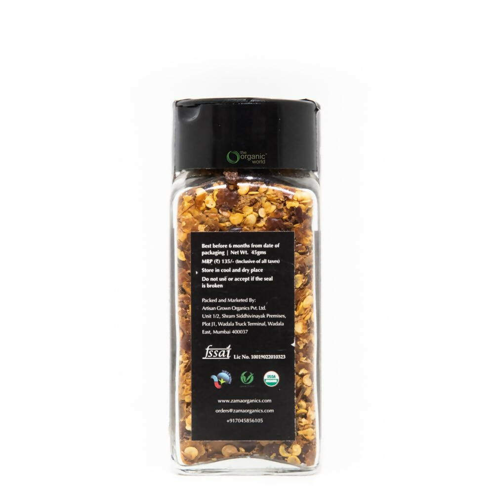 Zama Organics Yellow Chilli Flakes - Swadesiicart