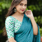 Rama Silk Blend Ethnic Motifs Saree with Unstitched Blouse - Hiral Fashion | Swadesiicart