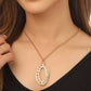 NVR Women Gold-Polished Oxidised Bohemian Necklace | Swadesiicart