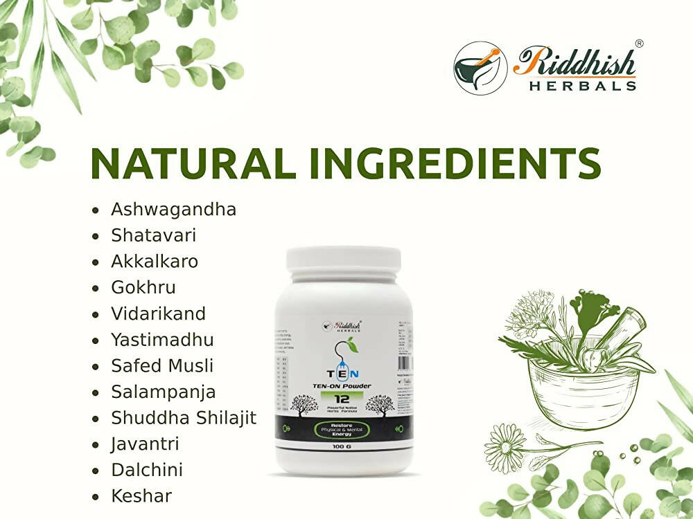 Riddhish Herbals Ten On Powder | Swadesiicart