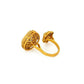 Kundan Gold Plated Hexagon and Pear Ring - Ruby Raang | Swadesiicart