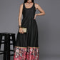 Ahalyaa Women's Traditional wear Ethnic Dress - Black | Swadesiicart