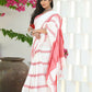 Beatitude White Cotton Handloom Saree