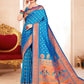 Shree Shyam Fashion Paithani Silk Blue Saree