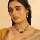 Nuyug 22K Gold Plated Radiant Sage Stone Kundan Necklace | Swadesiicart