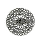 NVR Women Oxidised Silver-Plated Adjustable Finger Ring | Swadesiicart