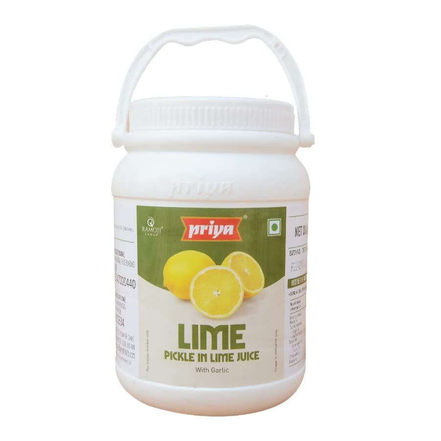 Priya Lime Pickle with Garlic - Swadesiicart