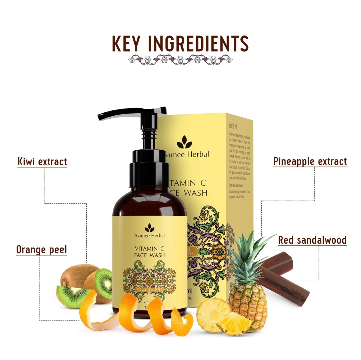 Avimee Herbal Vitamin C Face Wash