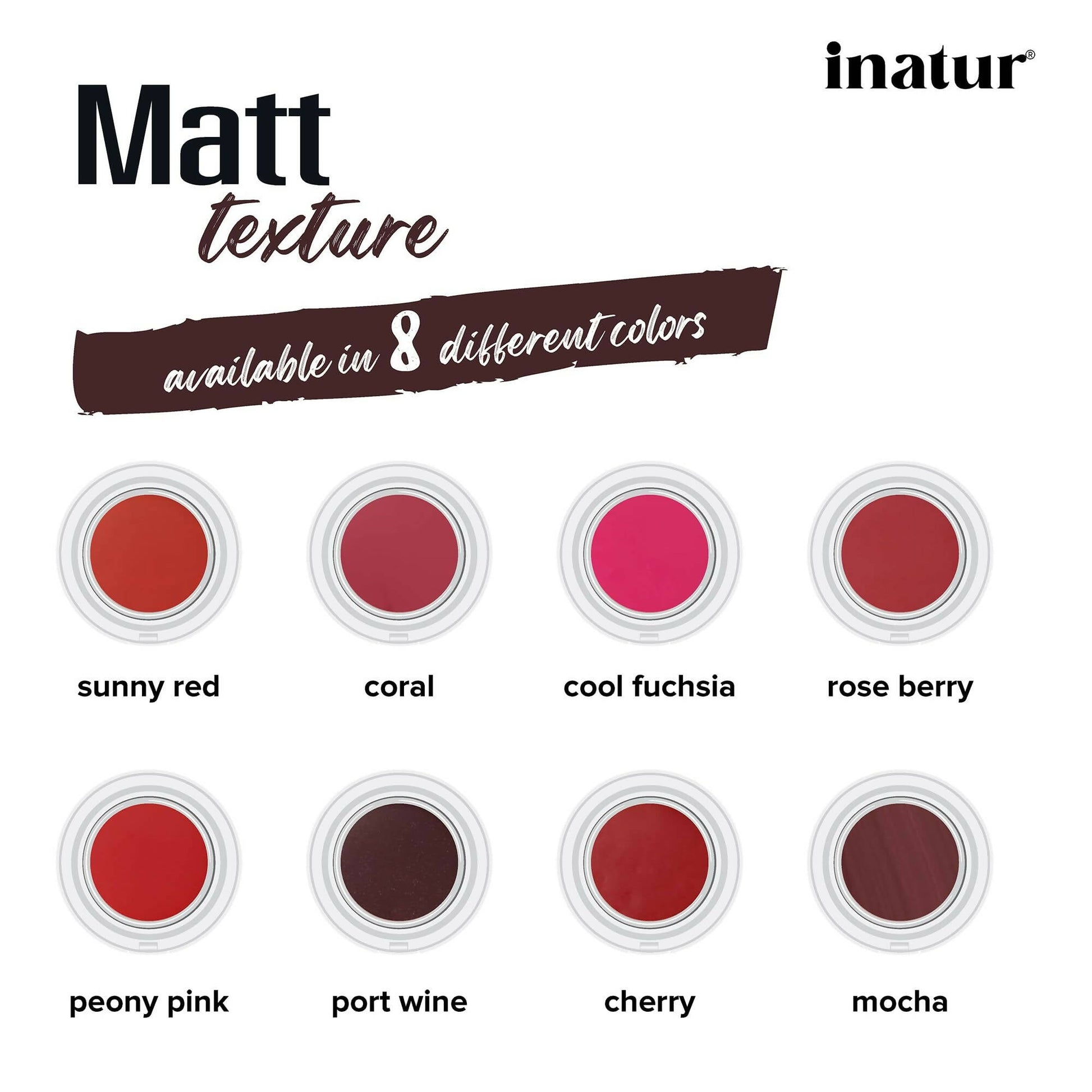 Inatur Lip and Cheek Tint Port Wine - Swadesiicart