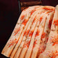 Shades Of Orange With Floral Design Semi Chanderi Saree By Gayathri Reddy Designer Studio | Swadesiicart