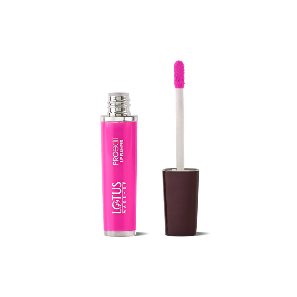 Lotus Makeup Proedit Lip Plumper + Gloss , Rose Rhyme (8Ml) - Swadesiicart