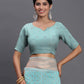 Shree Shyam Fashion Linen Cotton Sky Blue Saree