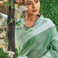 Shree Shyam Fashion Rama Green Linen Saree