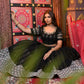 Jyoti Fashion Women's Black Faux Georgette 5MM Sequins with Zari Embroidered Designer Lehenga Choli Set | Swadesiicart
