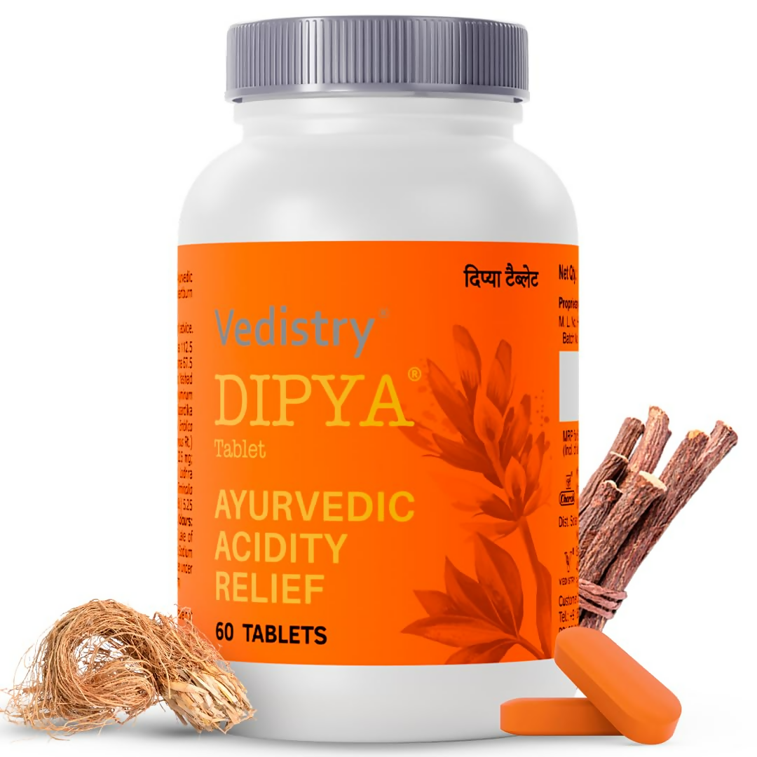 Vedistry Dipya Acidity Relief Tablets | Swadesiicart