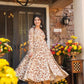 Aayaa Designer Printed Full Flared Suit