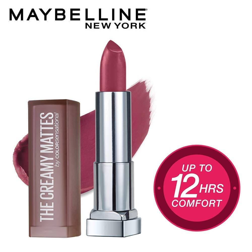 Maybelline New York Color Sensational Creamy Matte Lipstick / 638 Madly Magenta - Swadesiicart